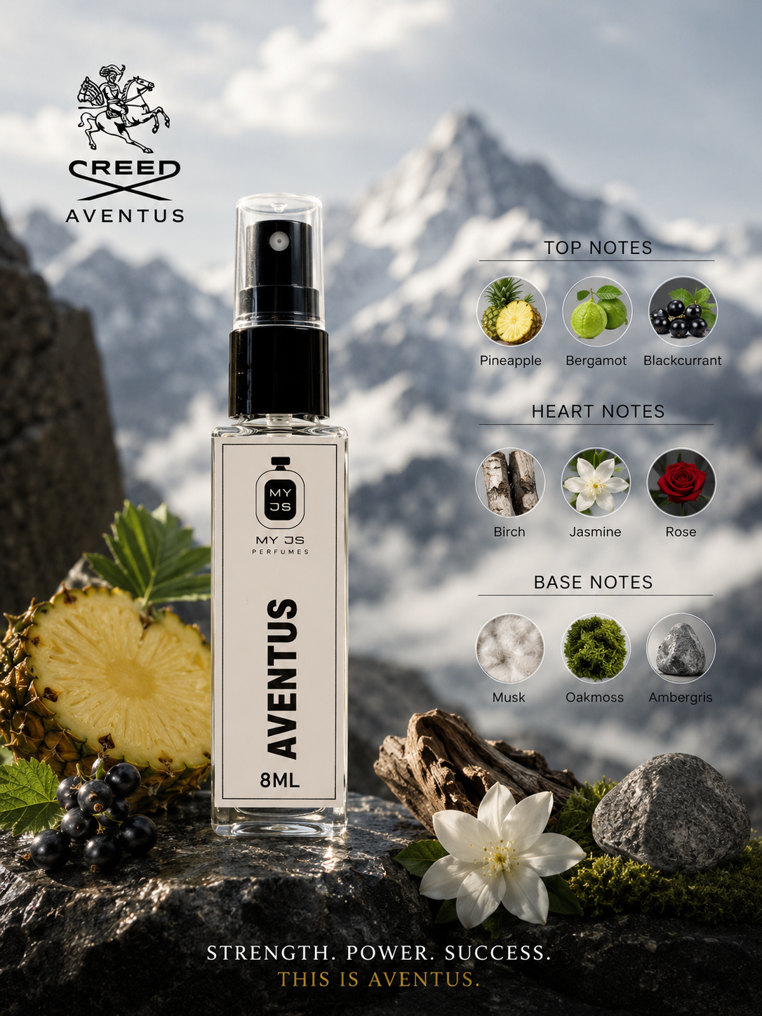 Discovery Set – 4 Signature Fragrances.  8ML