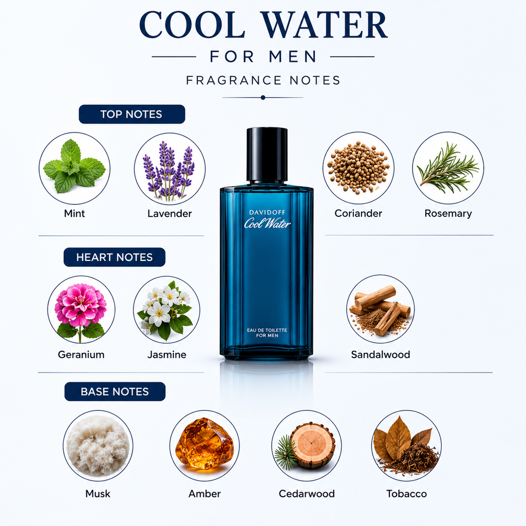 Cool water By Myjs Perfumes. ( Inspire By Davidoff Cool Water Men ) For Man.